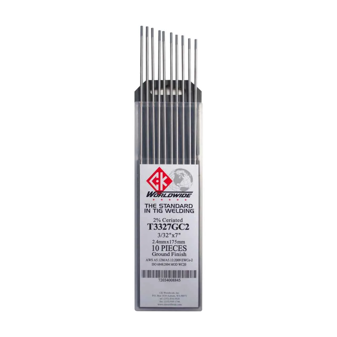 CK T3327GC2 Tungsten Electrode