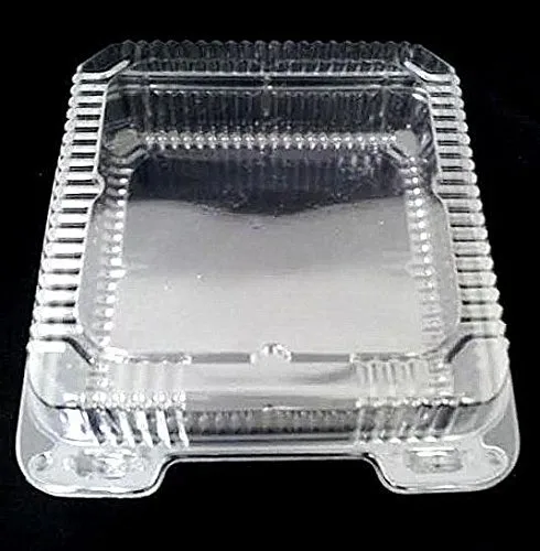 Clear Hinged Plastic Food Container