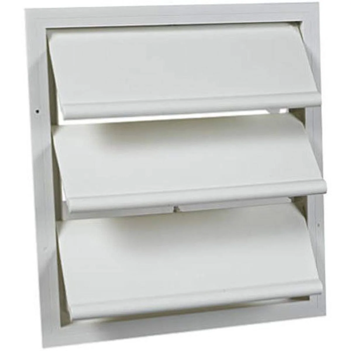 Auto White Gable Shutter