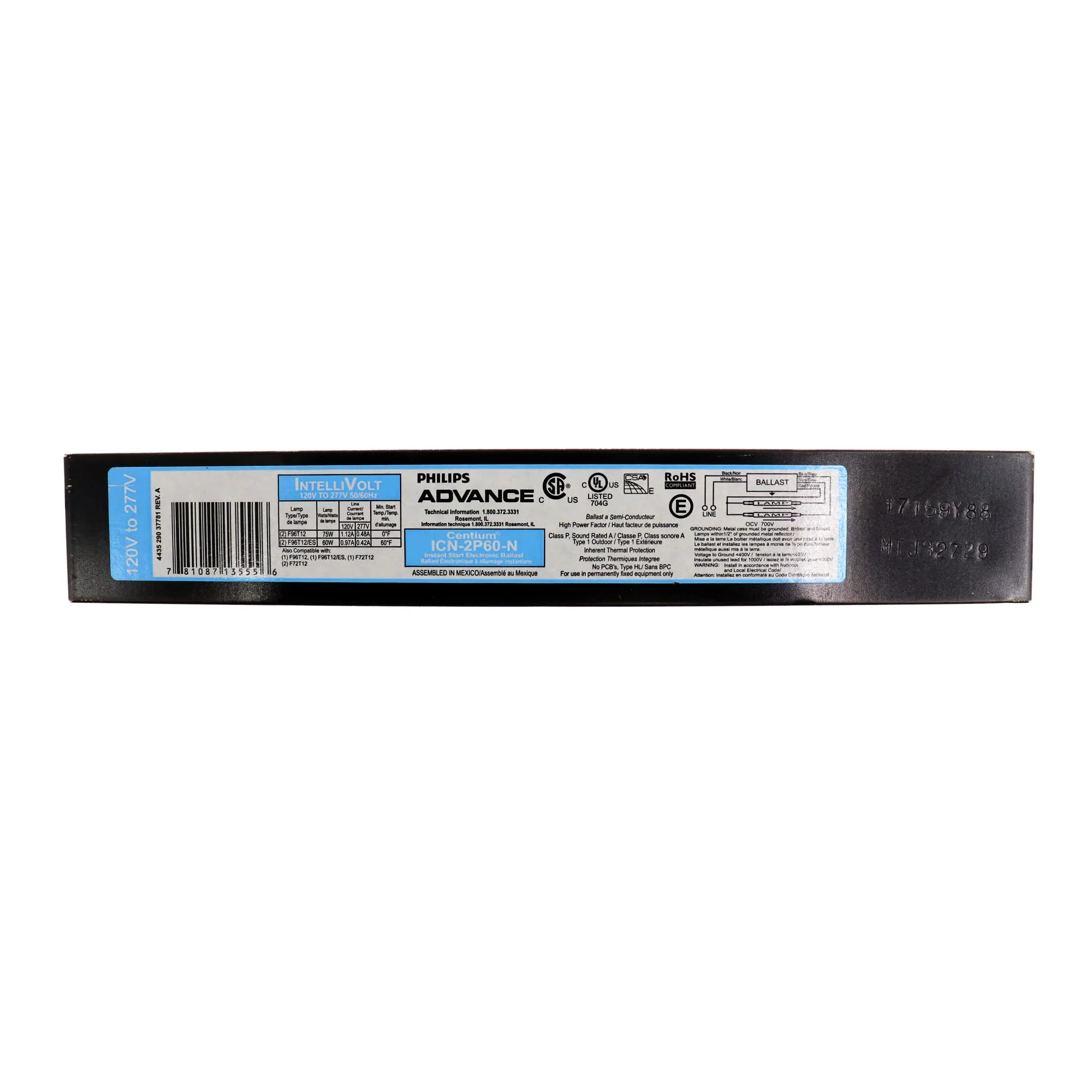 Advance Centium Fluorescent Ballast