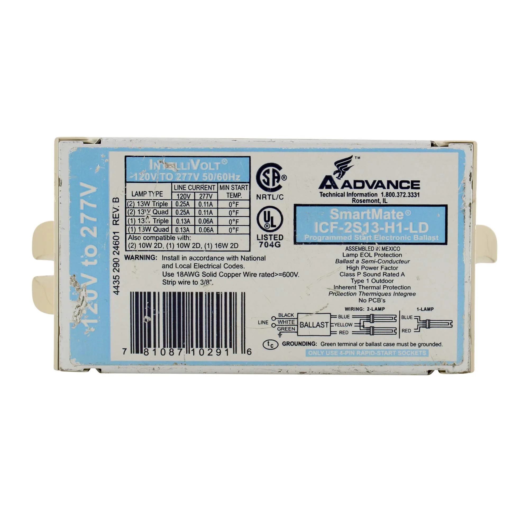 Advance SmartMate Electronic Ballast