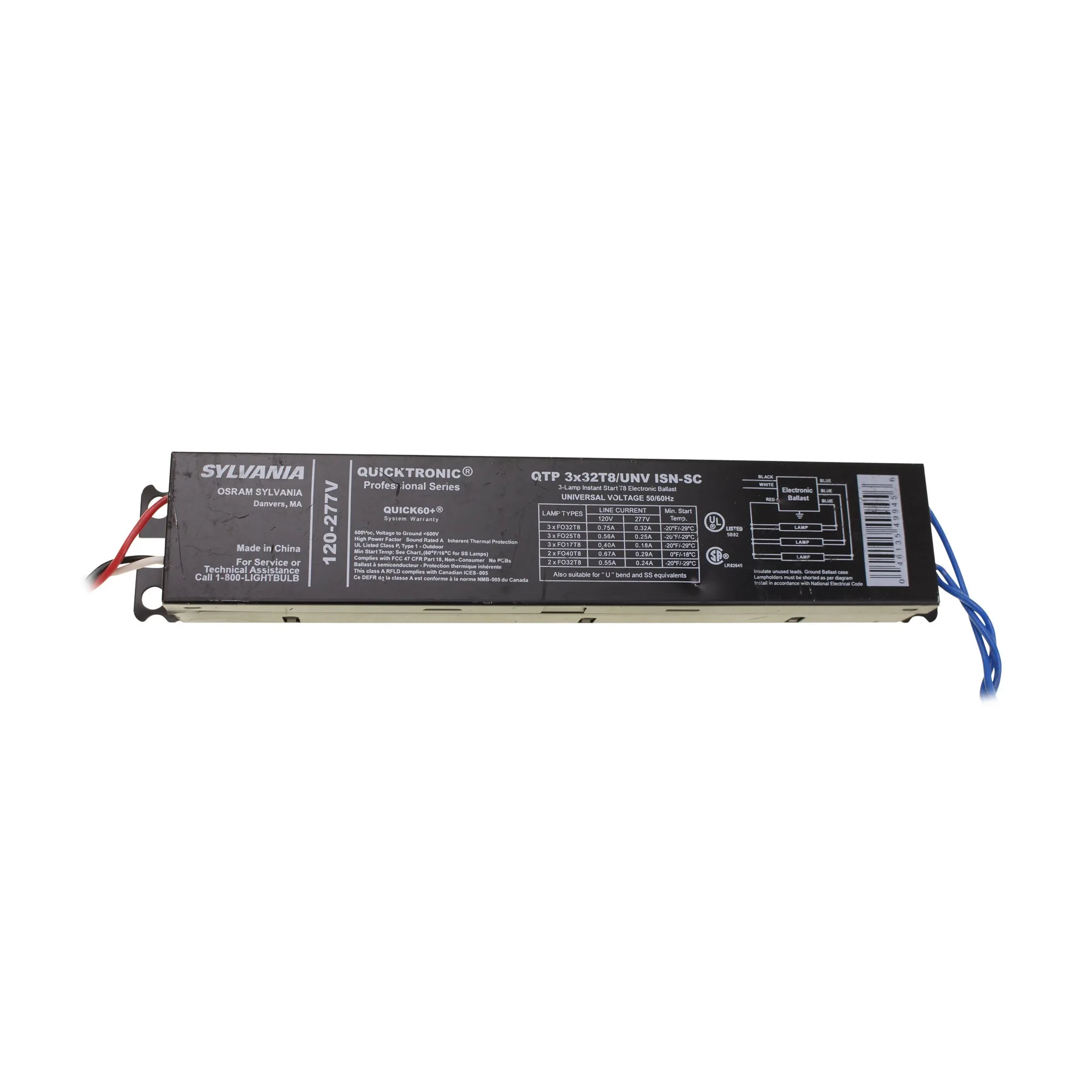 Sylvania Universal Voltage Ballast