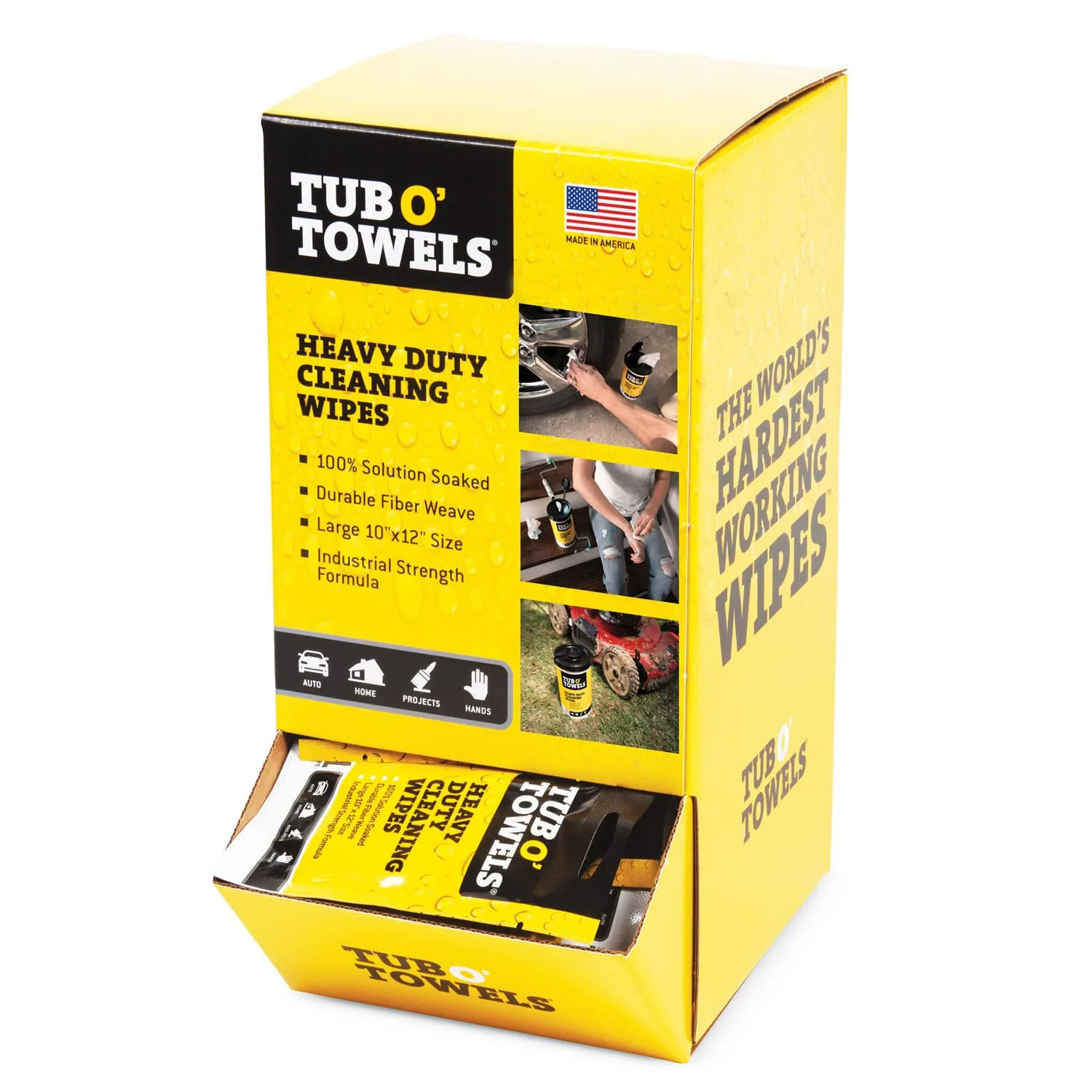 Tub O’ Towels Heavy-Duty Cleaning Wipes