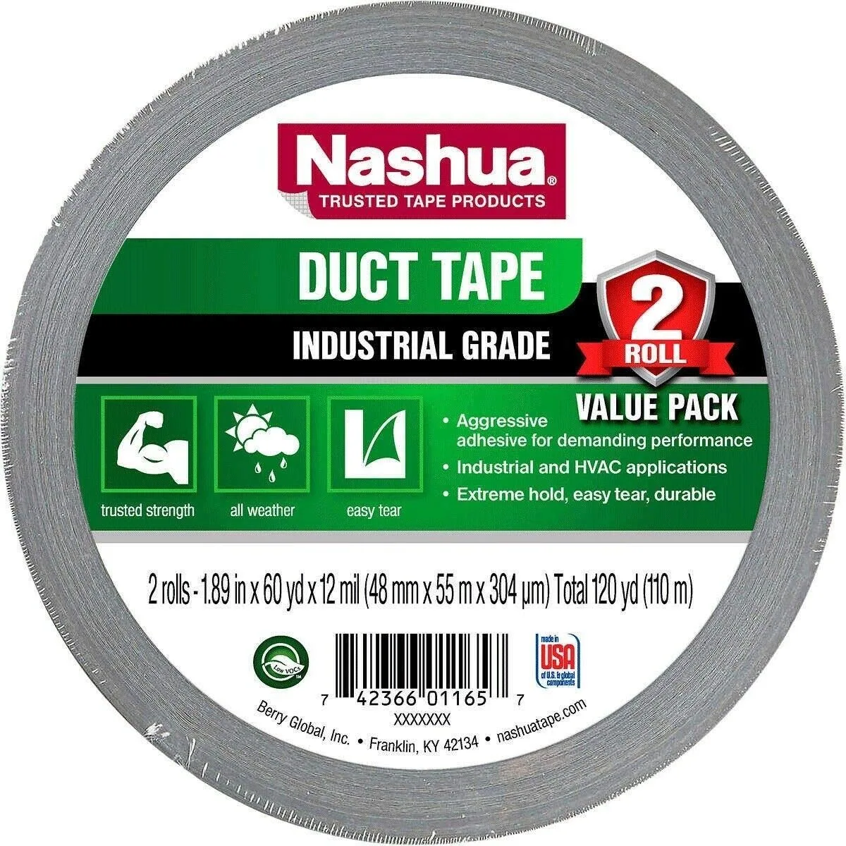 Nashua Duct Tape 2 Pack