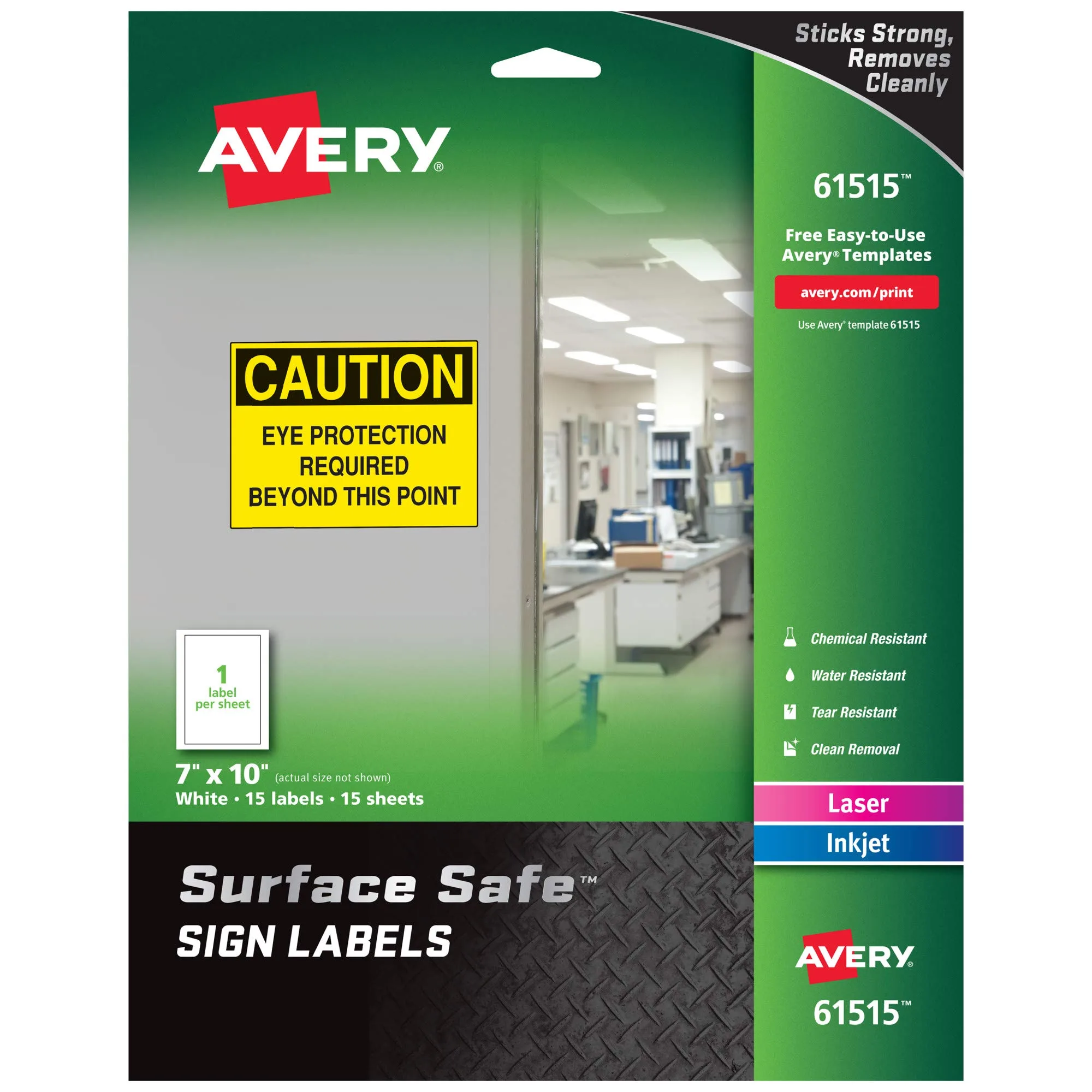 Avery Printable Warning Signs