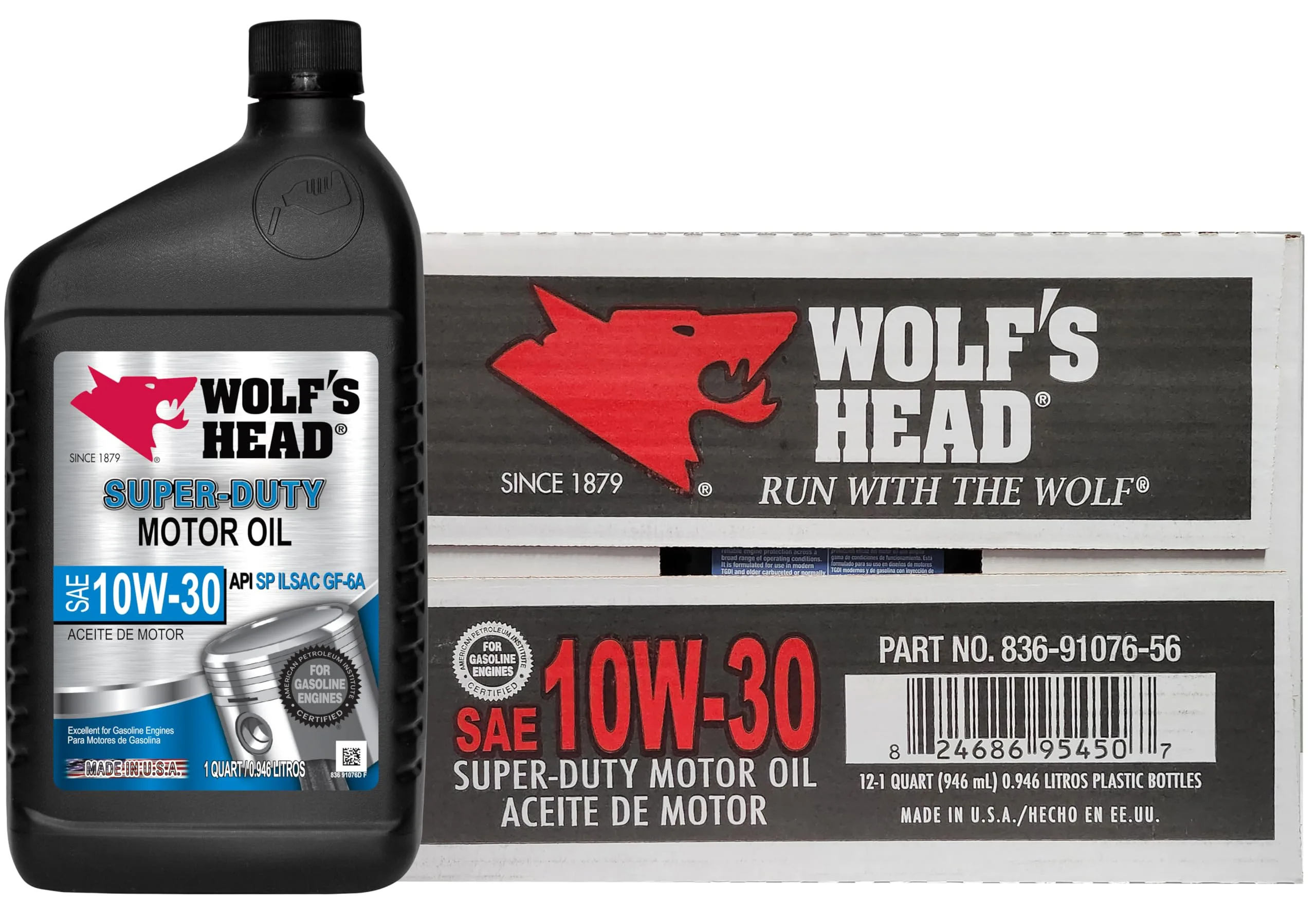 Wolf’s Head 10W-30 Motor Oil