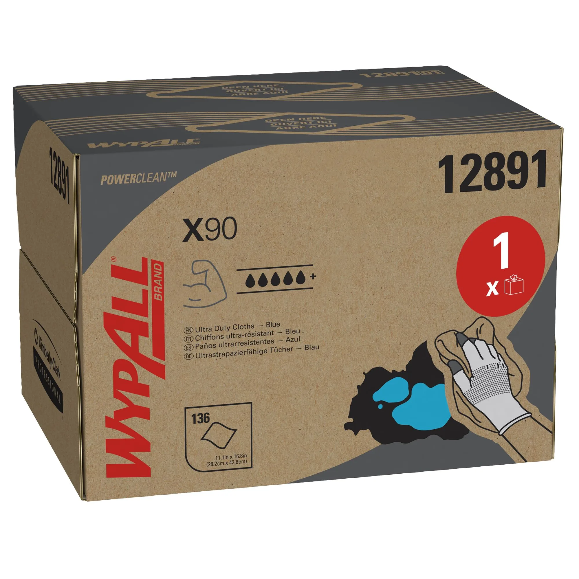WypAll PowerClean X90 Cloths