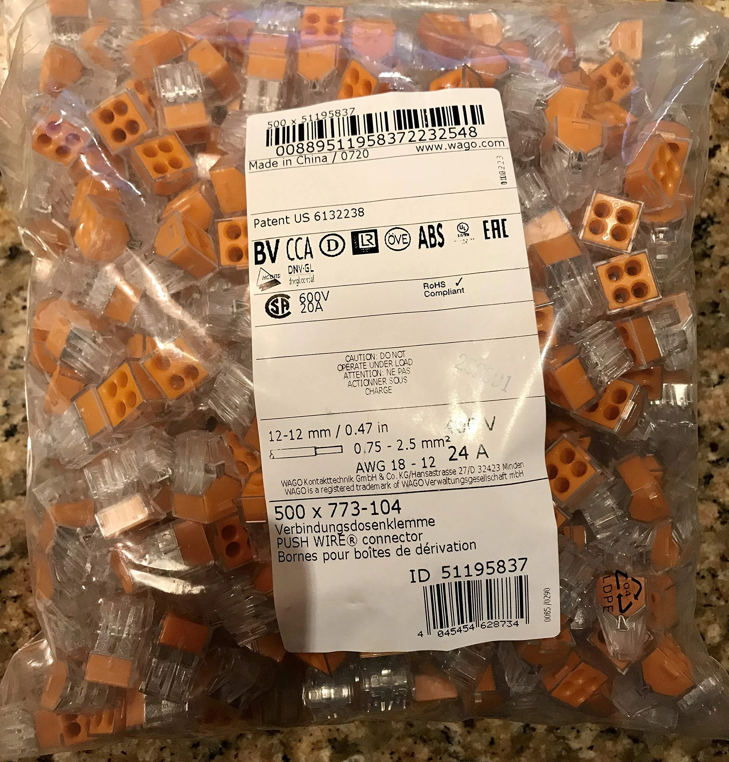 Wago 773-104 Wire Connectors