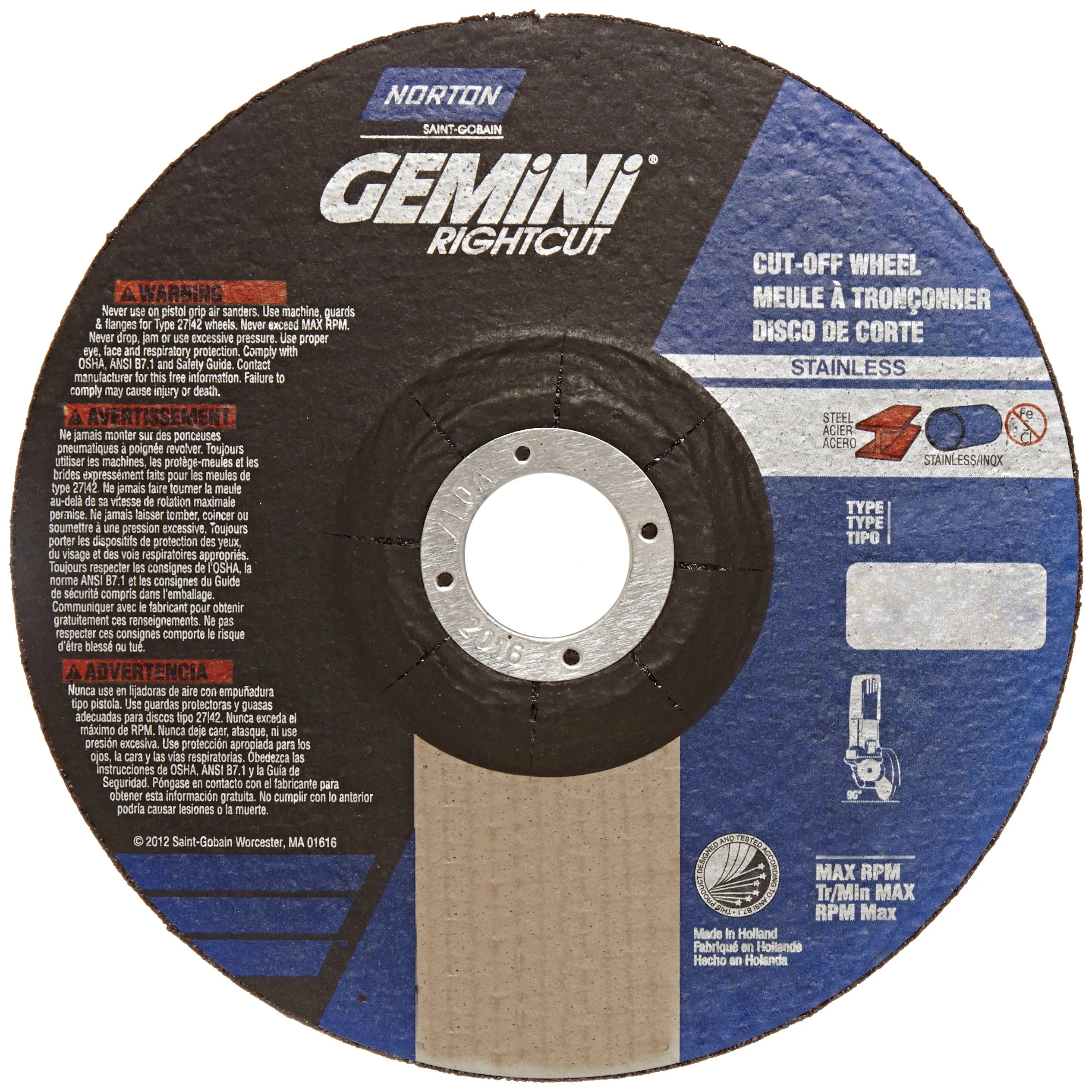Norton 6 Inch Cutting Wheel